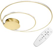 PLAFONDLAMP MET AFSTANDSBEDIENING LED GOUD APP803-C