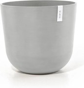 Ecopots bloempot Oslo 55 - Rond - White Grey - Diameter 55 x H48,5 cm
