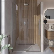 Saqu Trophy nisdraaideur incl. antikalk 110x203cm matt brushed