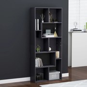 vidaXL Boekenkast 67x24x161 cm spaanplaat grijs