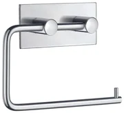 Smedbo Beslagsboden Toiletrolhouder - 13.4x10.5cm - zelfklevend - RVS Gepolijst Edelstaal BK1098