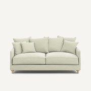3-zits slaapbank in stonewashed fluweel, Lazare
