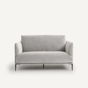 2-zitsbank in stonewashed fluweel, Oscar, ontwerp E. Gallina