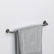 Clou Kaldur handdoekhouder 45cm gunmetal geborsteld