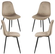 Pack 4 Stoelen Boide