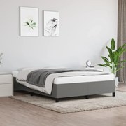 vidaXL Bedframe stof donkergrijs 140x190 cm