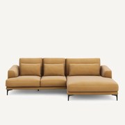 XL hoekbank rechts in linnen fluweel, MARSILE