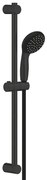 GROHE Vitalio Start 100 Glijstangset - 60cm - rond handdouche - 2 straalsoorten - gladde doucheslang - mat zwart 279482430