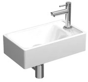 INK Fonteinpack porselein kraangat rechts incl. fonteinkraan, designsifon en designafvoerplug 1805111