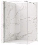 Walk-in douchewand Rea Flexi Transparent / Chrome 90