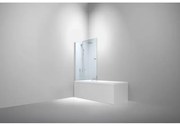 Van Rijn Products ST02 Badwand - 80x150cm - incl glasbehandeling - chroom ST02800
