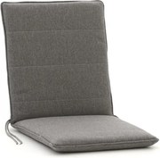 Tuinkussen | Grijs-Antraciet | Polyester/Polypropyleen | Madison | 83x42cm | Kees Smit Tuinmeubelen