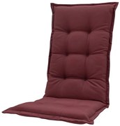 Standenstoel hoge rug kussen 123x50 cm Panama bordeaux