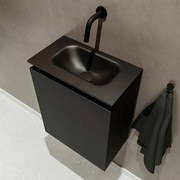 Mondiaz Ture 40cm toiletmeubel urban met wastafel urban midden geen kraangat