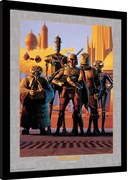 Ingelijste poster Star Wars - Bounty Hunters