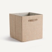 Kubusvormige mand van gevlochten papier, Osha