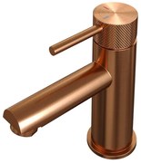 Brauer Copper carving Wastafelmengkraan opbouw - laag - model a - PVD - geborsteld koper 5-GK-001-HD6