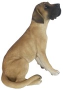 Esschert Design Duitse dog zittend 42,5x31,6x52,4 cm