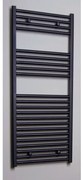 Sanicare recht designradiator 111.8x45cm - 596 watt - mat zwart HRA451118A