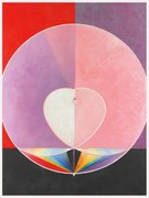 Kunstreproductie The Dove No.2 (Rainbow Abstract Heart) - Hilma af Klint
