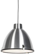 Industriële hanglamp aluminium 38 cm dimbaar - Anteros