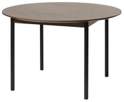 Ronde Eettafel Donkerbruin - 120 X 120cm.