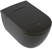 Villeroy & Boch Viclean I200 Douche WC - spoelrandloos - directflush - CeramicPlus - Pure black (mat zwart) v0e200r7