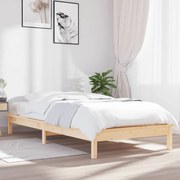 vidaXL Bedframe massief grenenhout 90x200 cm