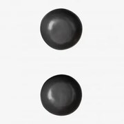 Pak De 2 Schalen Belvere Zwart & Ø17 Cm - Sklum