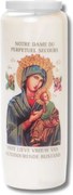 Noveenkaars wit - O.L.V. Altijddurende Bijstand