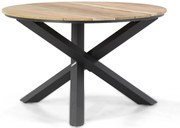 Dining Tuintafel rond 120 cm Grijs Fabriano