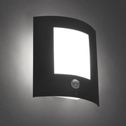 Buitenwandlamp antraciet met bewegingssensor IP44 - Emmerald 1