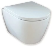 Royal Plaza Primo Toiletset - 48.5cm - hangend - spoelrandloos - diepspoel - verkort - met zitting - softclose - quick release - wit SW395613/SW800088