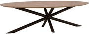 Goossens Excellent Eettafel Gs-1302, Ovaal 280 x 130 cm