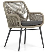 Tuinstoel Wicker Taupe-naturel-bruin Lifestyle Garden Furniture Advance  naturel