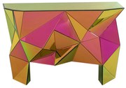 Kare Design Prisma Colore Design Sidetable Gekleurd Glas - 127 X 38.5cm.