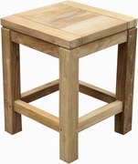 Boris bijzettafel 35x35xH46 cm teak