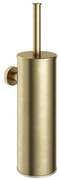 Hotbath &MORE WC-borstelgarnituur Wandmodel BB - Living Colours vormen een Poetsbaar patina Geborsteld messing BAA11BB