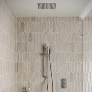 Saniclear Cube Pro inbouw regendouche met inbouw douchekop 30x30cm, glijstang en staafhanddouche chroom
