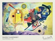 Kunstreproductie Geel, Rood, Blauw, Wassily Kandinsky