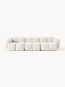 Modulaire bank Tayla (4-zits) van bouclé