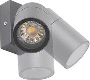 Buitenwandlamp antraciet IP44 draai- en kantelbaar - Solo