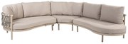 Taste by 4 Seasons Piacenza hoekbank latte Loungebank beige weerbestendig