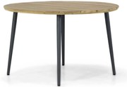 Dining Tuintafel rond 130 cm antraciet Grijs Montana
