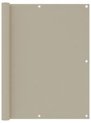 vidaXL Balkonscherm 120x300 cm oxford stof beige