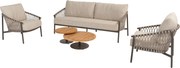 Allora stoel bank loungeset 5 delig terre teak 4 Seasons Outdoor