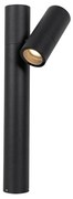 Staande buitenlamp zwart 50 cm verstelbaar - Duo Modern GU10 IP44 Buitenverlichting