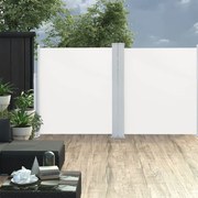 vidaXL Tuinscherm uittrekbaar 140x600 cm crème