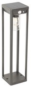 Staande buitenpaal donkergrijs 40 cm incl. LED en dimlicht op solar - Sonne