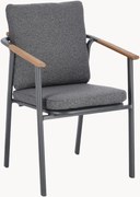 Tuinstoelen Leonida met kussen, 4-delig